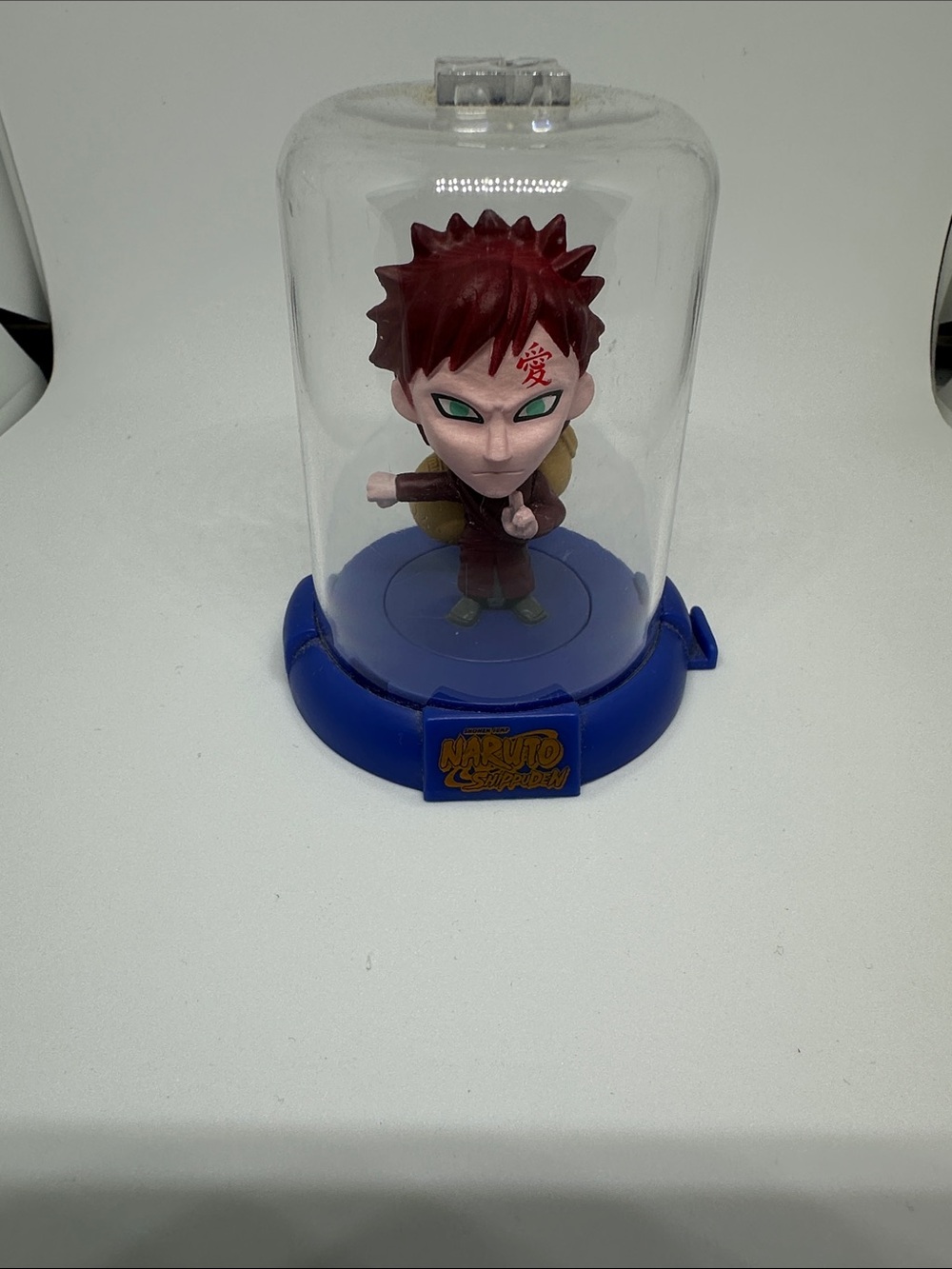 Naruto Shippuden Gaara Collectible Figure — Red Hair, Blue Base